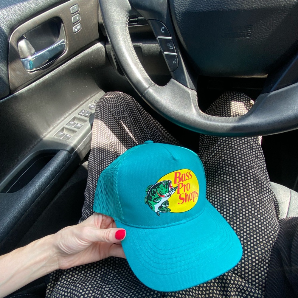 Bass Pro Shops Ladies Hat in Solid Aqua SnapBack